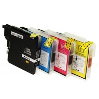 Multipack di cartucce ad alta qualità compatibili Brother LC-985 4x LC-985BK 2x COLORE